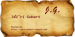 Jári Gobert névjegykártya